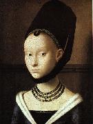 Petrus Christus Portrait of a Young Woman oil painting picture wholesale